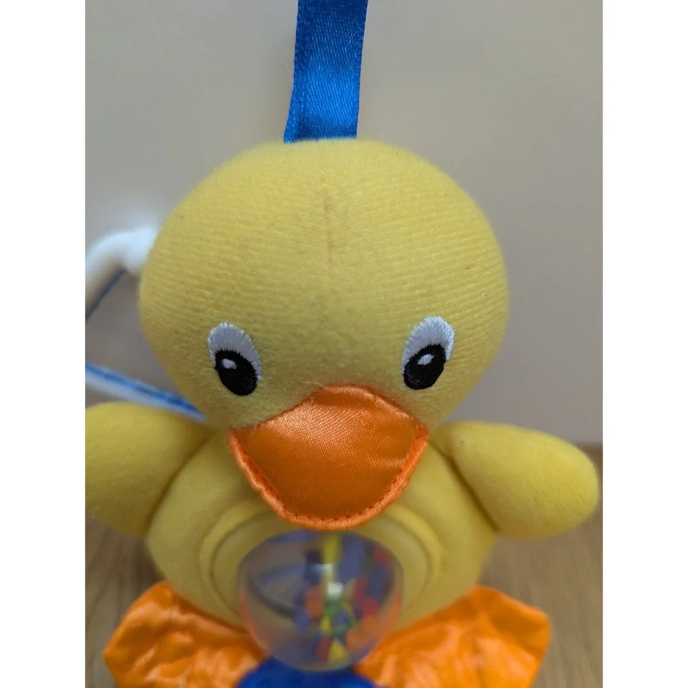 Baby Einstein Busy Bellies Duck rattle teether FLAWS READ no vibrate